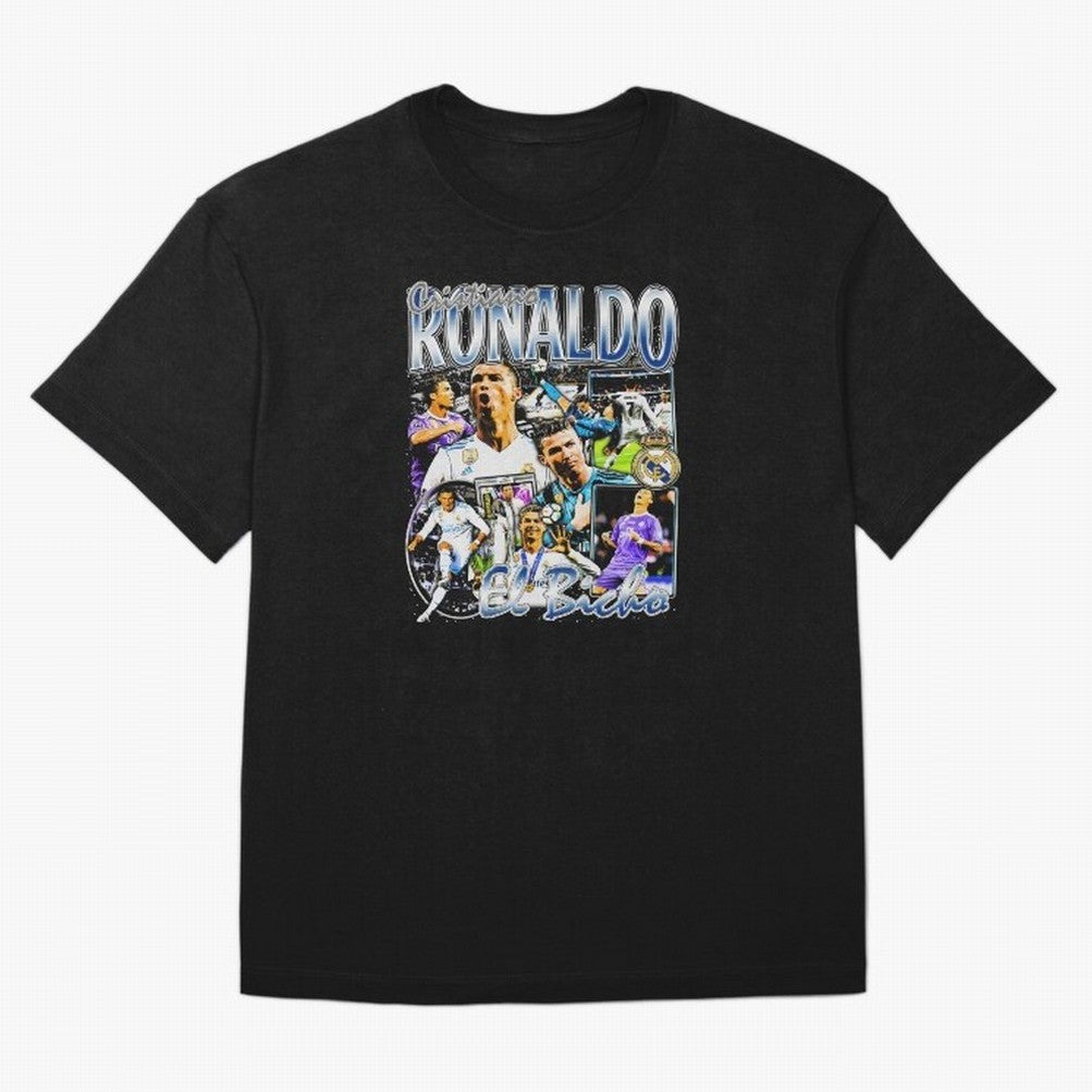 Cristiano Ronaldo El Bicho Oversized T-Shirt Unlock Global Football Passion for FIFA World Cup 2026 USA Canada Mexico, Driven by Messi, Germany, Worldwide Fan Energy, Dramatic Goals, Stadium Lights and Championship Celebrations; Made for Collectors