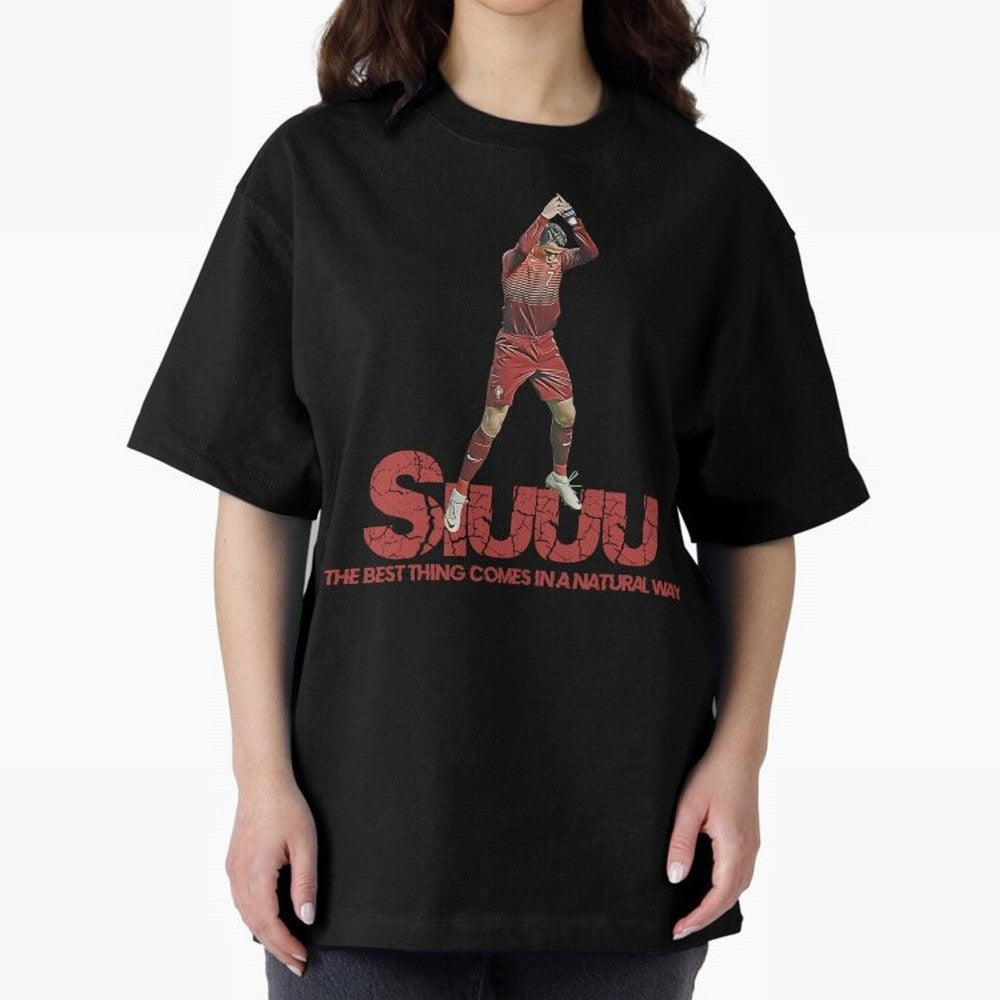 Cr7 Ronaldo Siuuu Oversized T-Shirt Stand Proud for FIFA World Cup 2026 USA Canada Mexico Spirit, Made for France, CR7, Stadium Memories, Football Loyalty, International Chants and Championship Tradition; Great for Supporters Who Love Legendary
