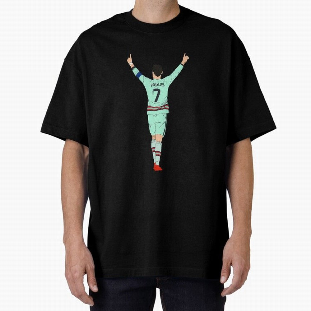 Cristiano Ronaldo Cristiano Ronaldo o Oversized T-Shirt Keep the Match Day Mood of FIFA World Cup 2026 Spirit, Filled with Portugal, Neymar, Haaland and Cristiano Ronaldo, Classic Soccer Heritage, Championship Pressure, Fan Loyalty and