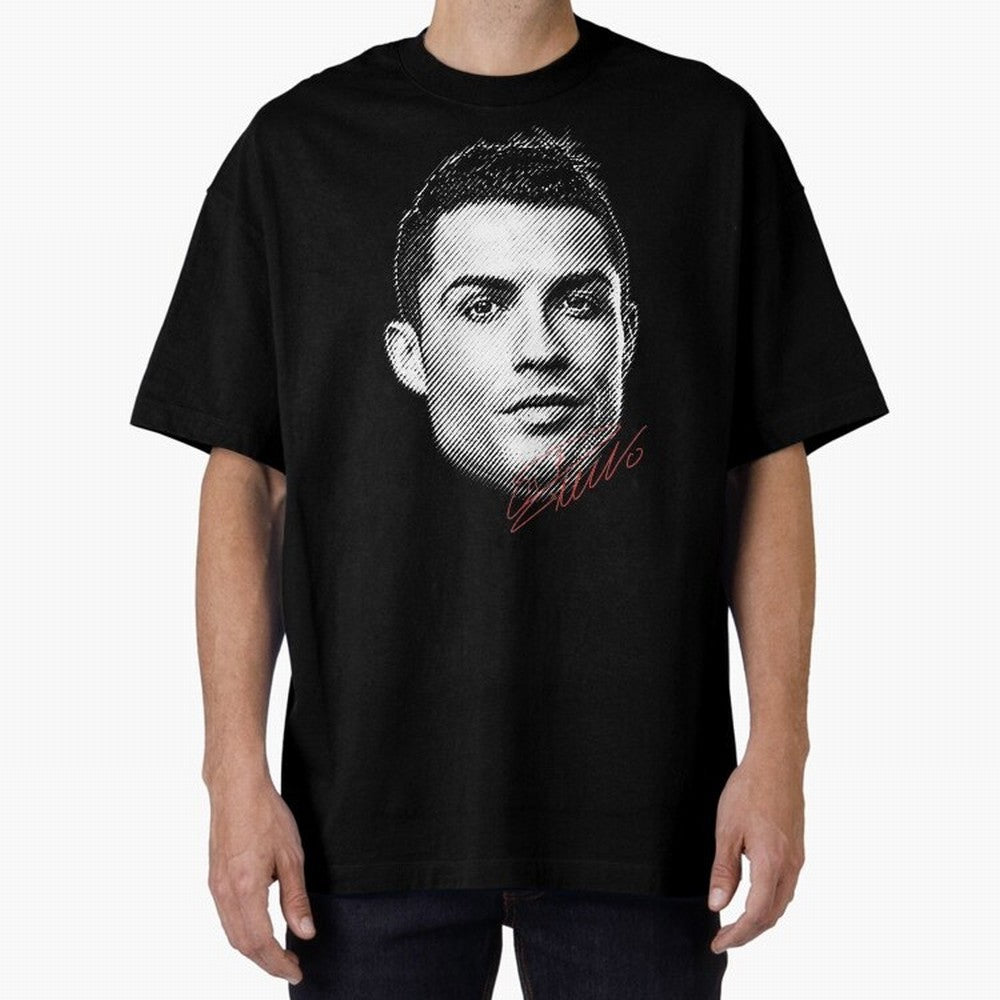 Cr7 Oversized T-Shirt Show Up for the Glory of FIFA World Cup 2026 USA Canada Mexico for Fans of Messi and Cristiano Ronaldo and Portugal, Bringing Football Passion, Legendary Performances, Festival Vibes and Supporter Community; Great for