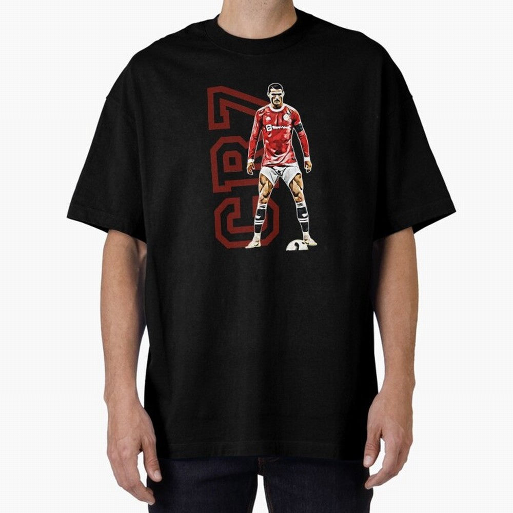 Cr7 Oversized T-Shirt Celebrate Fan Culture around Match Day Hype around FIFA World Cup 2026 USA Canada Mexico, Messi and Cristiano Ronaldo, England, Global Supporter Spirit, Legendary Goals, National Colors and Tournament Celebration; Perfect for