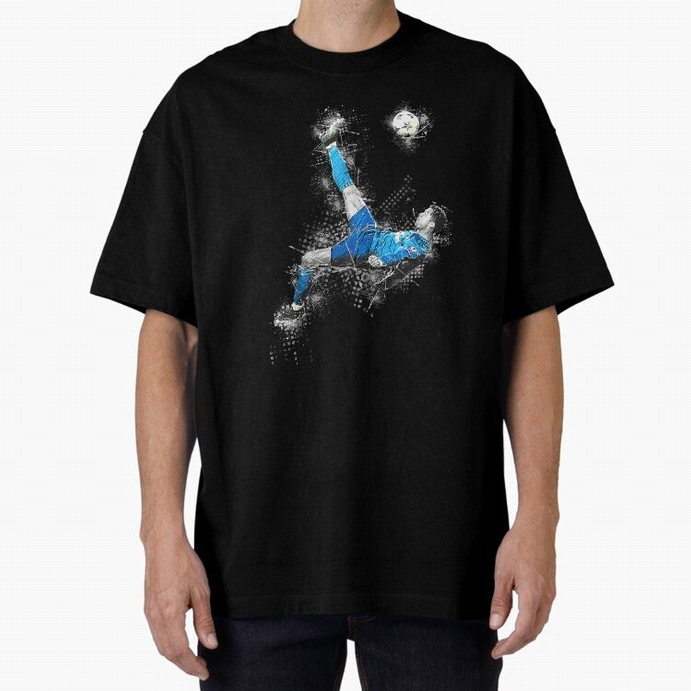Cristiano Ronaldo Oversized T-Shirt Feel Match Day Hype around FIFA World Cup 2026 USA Canada Mexico, Messi, Argentina, France and Brazil, Football Festival Excitement, Trophy Ambitions, Country Rivalries and Star Player Buzz; Great for Watch