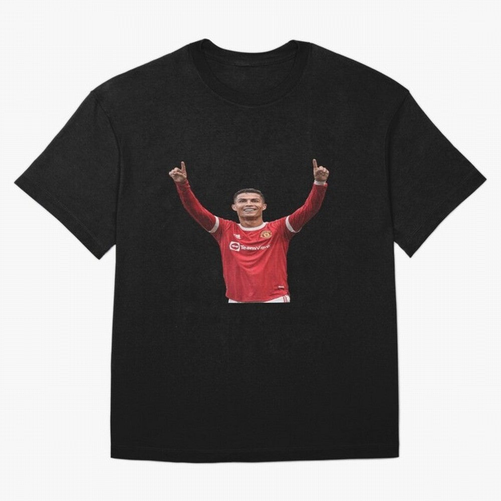 Crisitano Ronaldo Manchester United Oversized T-Shirt Keep the Legacy of the FIFA World Cup 2026 USA Canada Mexico Journey through Mbappe Highlights, Brazil Pride, Stadium Chants, National Pride, Trophy Dreams and Unforgettable Football Memories;