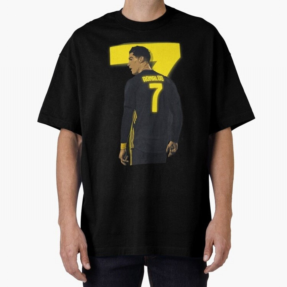CR7 cristiano ronaldo logo Oversized T-Shirt Bring Stadium Energy to FIFA World Cup 2026 Spirit, Highlighting Argentina, CR7 and Messi, Game Day Rituals, Football Legends, Country Pride and the Road to the Final; Great for Supporters Who Love