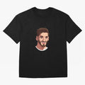 Cristiano Ronaldo Vetor Art Graphics Design Oversized T-Shirt Bring a Champion Mindset to the FIFA World Cup 2026 Group Stage Journey through Cristiano Ronaldo, Haaland and CR7 Highlights, France Pride, Championship Spirit, Famous Goals, Roaring