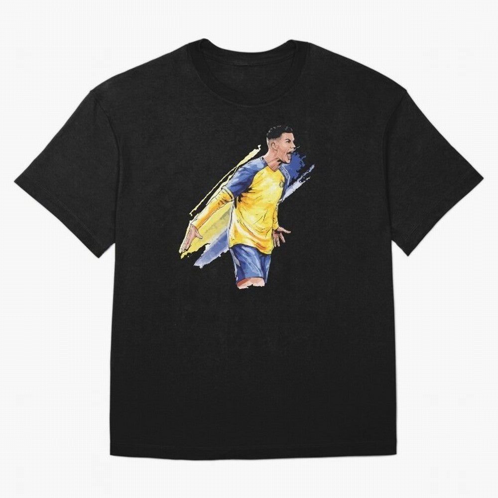 Ronaldo Al-Nassr 2022 Oversized T-Shirt Celebrate Global Passion for FIFA World Cup 2026 Driven by Haaland and Mbappe, Spain and Netherlands Energy, Sports Nostalgia, International Competition, Famous Players and Unforgettable Victories; Perfect