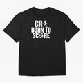 Cr7 Born To Score Oversized T-Shirt Join the Countdown to the FIFA World Cup 2026 Group Stage Journey through Haaland and Mbappe Highlights, Argentina, France and Brazil Pride, Championship Spirit, Famous Goals, Roaring Crowds and International