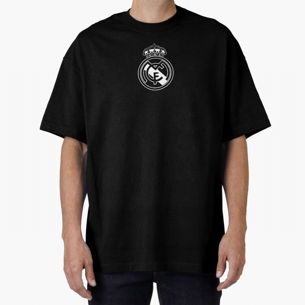 RE-AL-MAD-RID- Logo FC Merchandise Oversized T-Shirt Celebrate Rivalries and Pride in FIFA World Cup 2026 Spirit, Inspired by England and Germany, Messi, CR7 and Mbappe, Champion Mindset, Group Stage Buzz, Knockout Tension and Passionate Fan