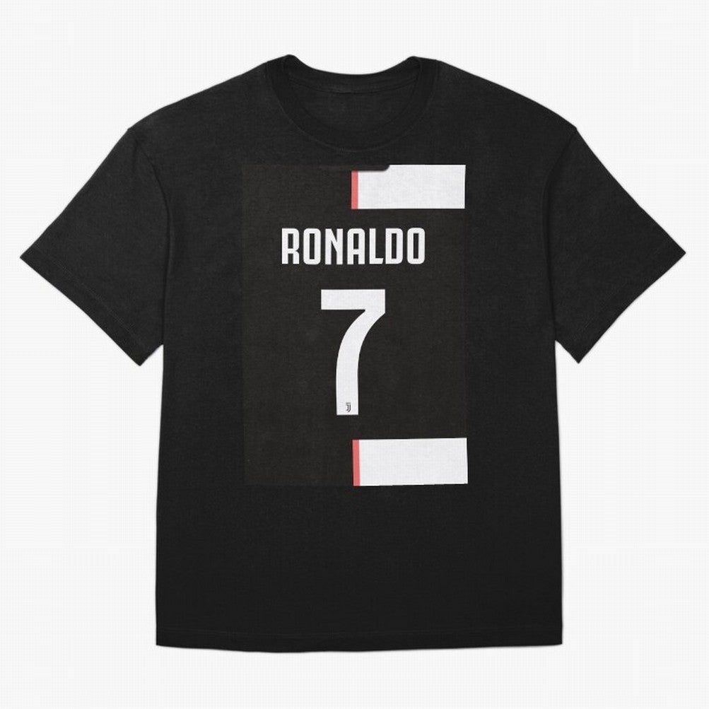 Ronaldo 7 Juventus 19-20 Retro Jersey Oversized T-Shirt Share the Excitement of FIFA World Cup 2026 USA Canada Mexico for Fans of Messi and Cristiano Ronaldo and Netherlands, Bringing Football Passion, Legendary Performances, Festival Vibes and