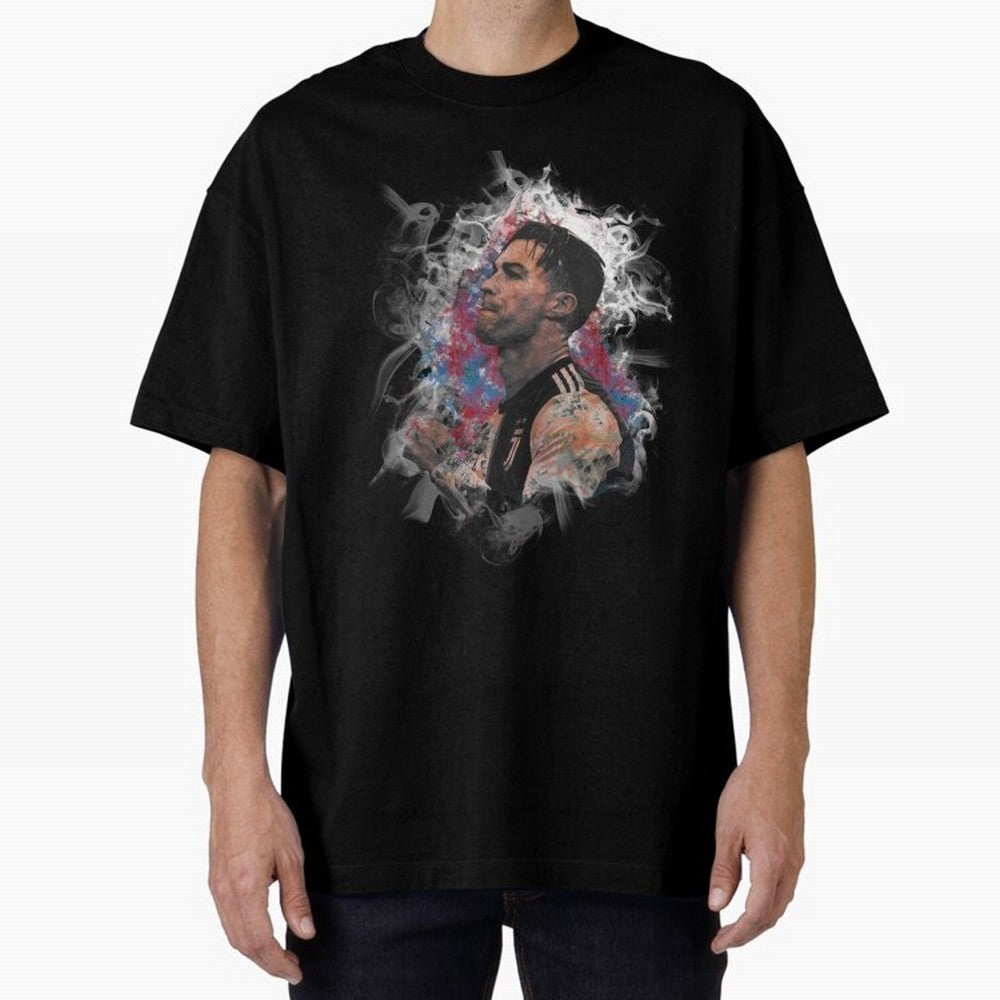 Cristiano Ronaldo pop art painting of ronaldo Oversized T-Shirt Turn Up for FIFA World Cup 2026 for Fans of Messi and Cristiano Ronaldo and England, Bringing Football Passion, Legendary Performances, Festival Vibes and Supporter Community; Ideal