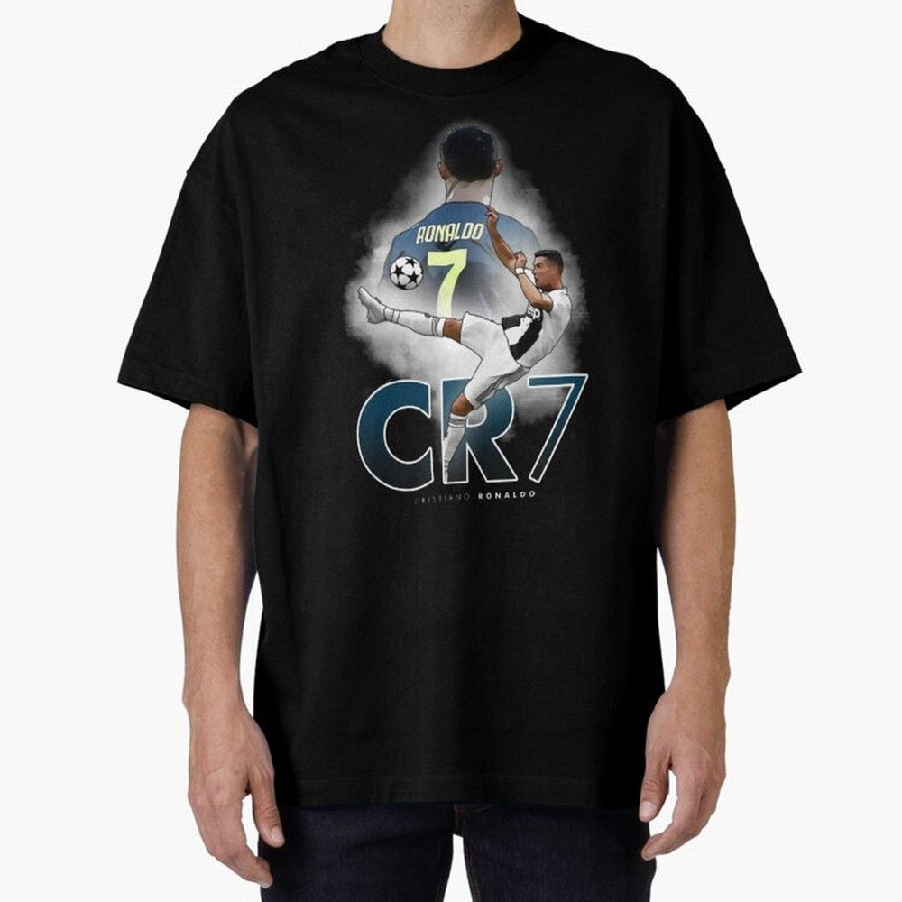 CR7 Oversized T-Shirt Celebrate Classic Football Spirit in FIFA World Cup 2026 for Fans of CR7 and England and Germany, Bringing Stadium Memories, Football Loyalty, International Chants and Championship Tradition; Made for Collectors Who Enjoy