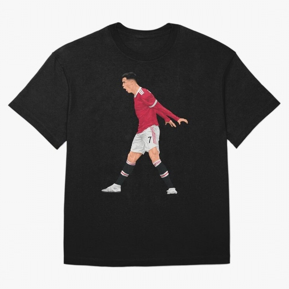 Cristiano Ronaldo Celebration Oversized T-Shirt Show Your Stadium Side during Match Day Hype around FIFA World Cup 2026, Messi and Cristiano Ronaldo, Argentina and Brazil, Stadium Memories, Football Loyalty, International Chants and Championship