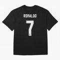 CR7, Cristiano Ronaldo, Cristiano, Ronaldo, oro, portugal, 7, number, dorsal Oversized T-Shirt Feel the Heartbeat of FIFA World Cup 2026 Highlighting Haaland, Spain and Netherlands Energy, Global Supporter Spirit, Legendary Goals, National Colors