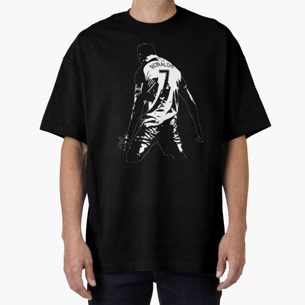 CRISTIANO RONALDO Oversized T-Shirt Cheer for FIFA World Cup 2026 Capturing Messi and Cristiano Ronaldo, Portugal Energy, Fan Favorite Moments, National Team Passion, Big Match Drama and Soccer History; Great for Supporters Who Love Legendary