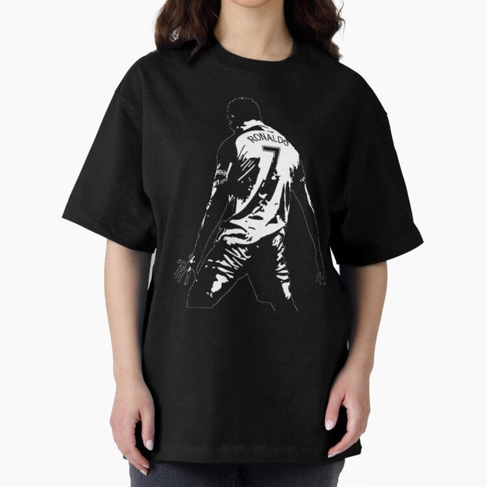 CRISTIANO RONALDO Oversized T-Shirt Cheer for FIFA World Cup 2026 Capturing Messi and Cristiano Ronaldo, Portugal Energy, Fan Favorite Moments, National Team Passion, Big Match Drama and Soccer History; Great for Supporters Who Love Legendary