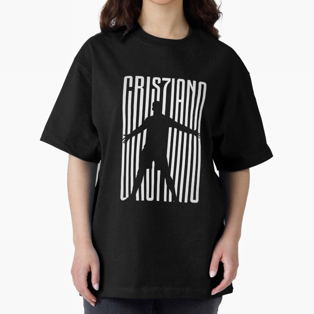Cristiano Ronaldo designs Oversized T-Shirt Capture FIFA World Cup 2026 USA Canada Mexico Spirit, Featuring Brazil, Cristiano Ronaldo, Haaland and CR7, Championship Spirit, Famous Goals, Roaring Crowds and International Football Unity; Ideal for