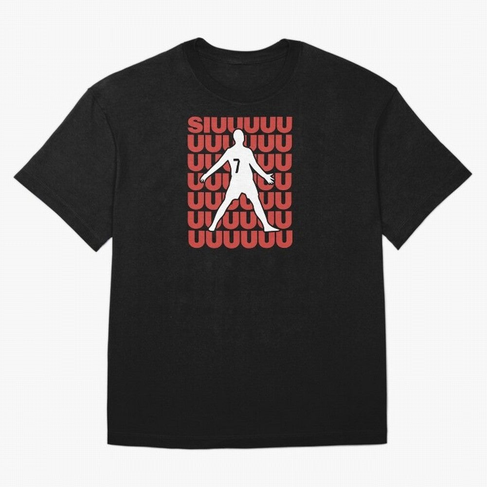 SIUUUUUU! Ronaldo Oversized T-Shirt Elevate Global Football Passion for FIFA World Cup 2026 Group Stage, Featuring Messi, CR7 and Mbappe, England, Match Day Excitement, Supporter Culture, Golden Goals and Global Football Passion; Perfect for People
