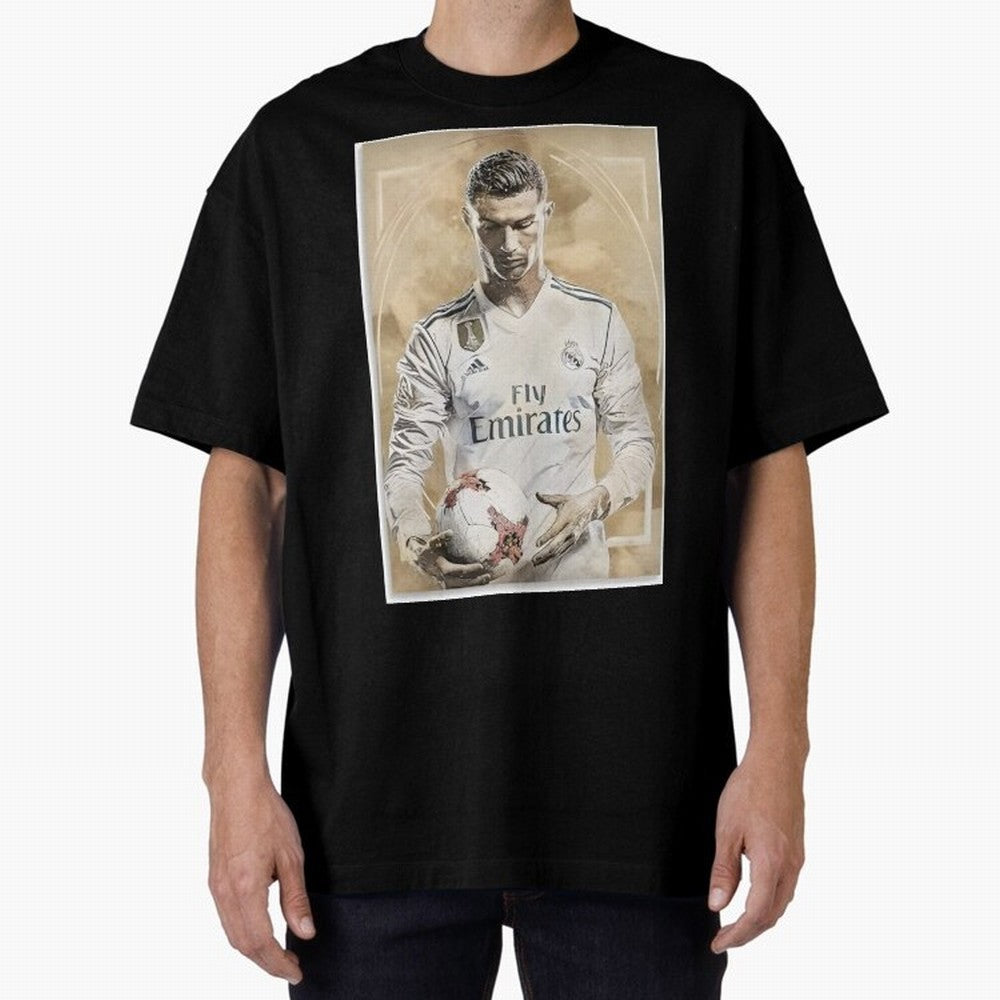 Cr7 Oversized T-Shirt Support Iconic Players in FIFA World Cup 2026 Spirit, Highlighting Netherlands, Neymar, Tournament Hype, Historic Matchups, Family Viewing Parties and Global Sports Pride; Built for Supporters Chasing Trophy Dreams, Final