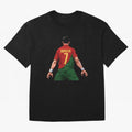 Cristiano Ronaldo Oversized T-Shirt Carry National Pride through FIFA World Cup 2026 Spirit, Inspired by England, Messi, Sports Nostalgia, International Competition, Famous Players and Unforgettable Victories; Perfect for Fans, Collectors, Family