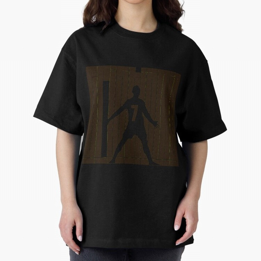 CR7 Ronaldo Oversized T-Shirt Spotlight Match Day Hype around FIFA World Cup 2026 Group Stage, Cristiano Ronaldo, Haaland and CR7, England and Germany, Football Passion, Legendary Performances, Festival Vibes and Supporter Community; Great for