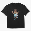 Cute Football Champion Cartoon Design Oversized T-Shirt Feel FIFA World Cup 2026 Made for Messi, Neymar and Mbappe, England and Germany Energy, Fan Favorite Moments, National Team Passion, Big Match Drama and Soccer History; Ideal for Passionate