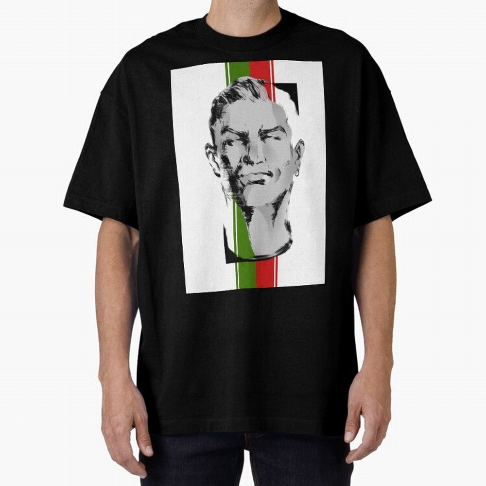 Cristiano Oversized T-Shirt Make Memories around Global Football Passion for FIFA World Cup 2026 USA Canada Mexico, Built around Messi, Neymar and Mbappe, England, France and Netherlands, Football Festival Excitement, Trophy Ambitions, Country