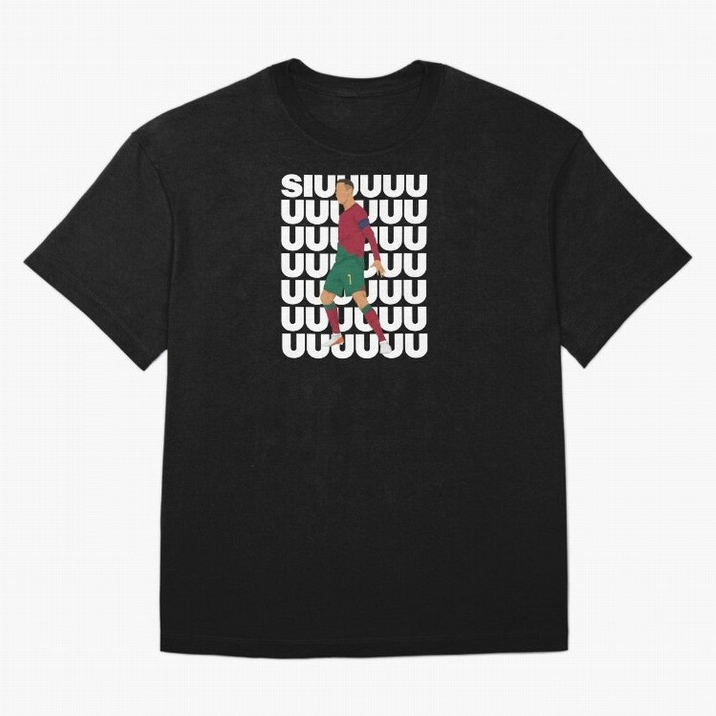SIUUUUUU! Ronaldo Oversized T-Shirt Celebrate Soccer Greatness during Match Day Hype around FIFA World Cup 2026 USA Canada Mexico, Messi, CR7 and Mbappe, Germany, Football History, Final Match Energy, Crowd Noise and Once in a Lifetime Moments;