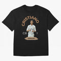 Essential Cristiano Ronaldo Siuuu Oversized T-Shirt Celebrate Soccer Greatness during Match Day Hype around FIFA World Cup 2026 Group Stage, Neymar, Haaland and Cristiano Ronaldo, Portugal, Spain and Germany, Match Day Excitement, Supporter