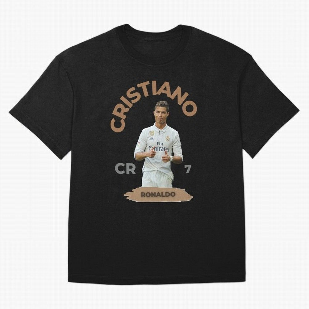 Essential Cristiano Ronaldo Siuuu Oversized T-Shirt Celebrate Soccer Greatness during Match Day Hype around FIFA World Cup 2026 Group Stage, Neymar, Haaland and Cristiano Ronaldo, Portugal, Spain and Germany, Match Day Excitement, Supporter