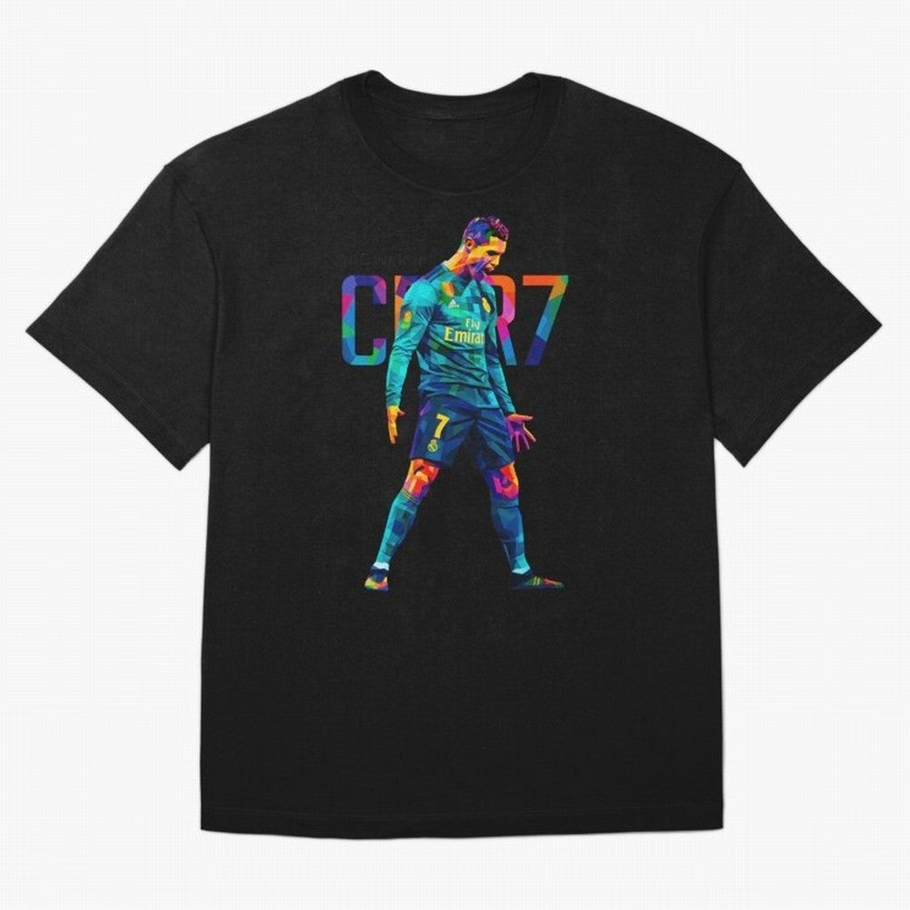 Ronaldo Cr7 Wpap Art Oversized T-Shirt Show Your Tournament Heart for FIFA World Cup 2026 Group Stage Spirit, Made for Germany, Mbappe, Stadium Chants, National Pride, Trophy Dreams and Unforgettable Football Memories; Ideal for Fans Who Follow