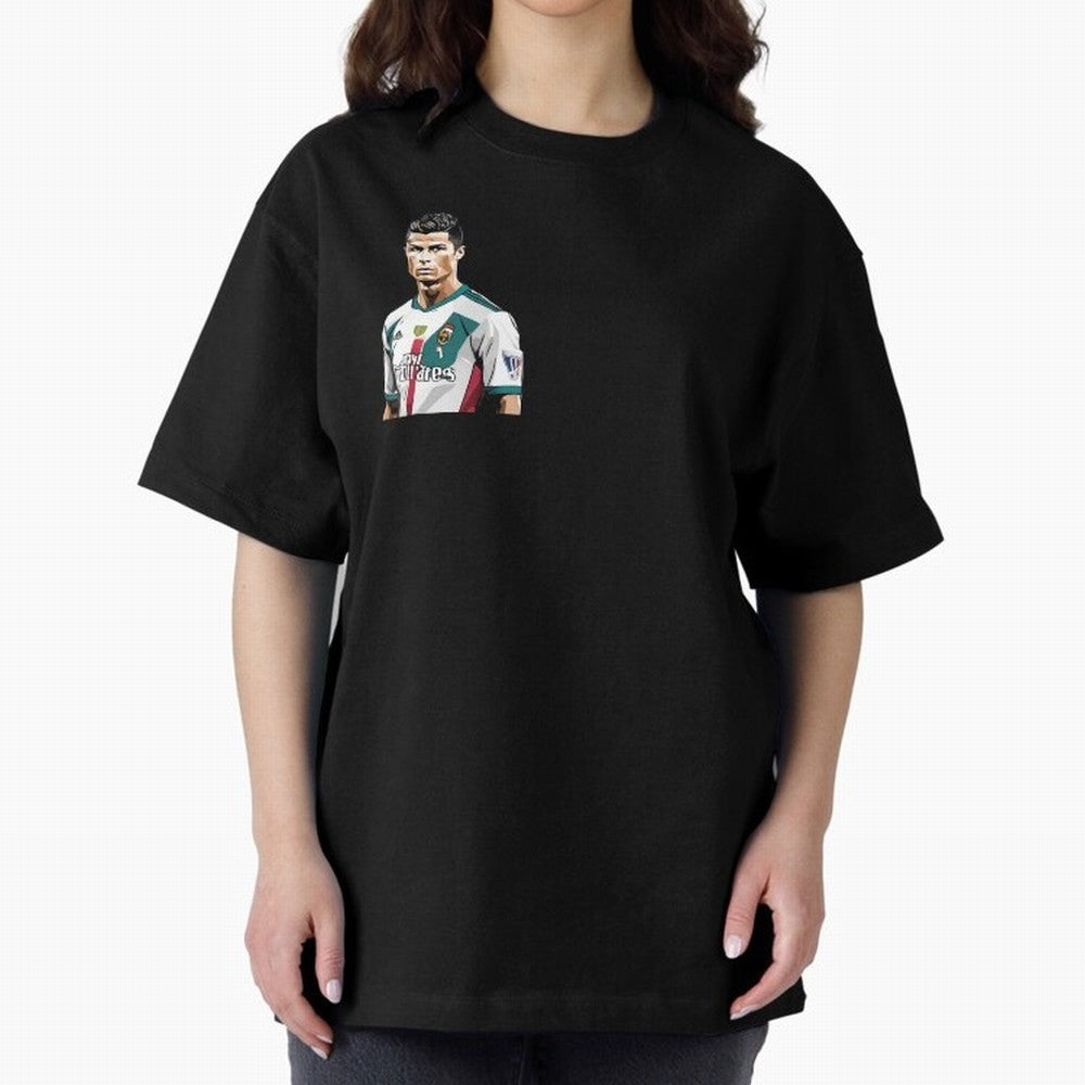 Cristiano Ronaldo Oversized T-Shirt Bring Trophy Dreams to the FIFA World Cup 2026 USA Canada Mexico Journey through Haaland and Mbappe Highlights, Portugal, Spain and Germany Pride, Tournament Hype, Historic Matchups, Family Viewing Parties and