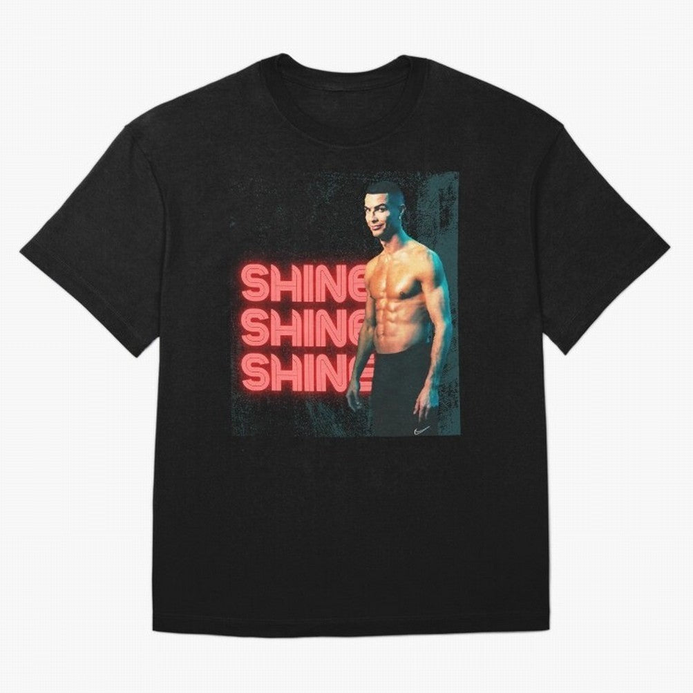 Cristiano Ronaldo Shine Oversized T-Shirt Bring Champion Energy into FIFA World Cup 2026 Group Stage for Fans of Neymar, Haaland and Cristiano Ronaldo and France and Portugal, Bringing Football History, Final Match Energy, Crowd Noise and Once in a
