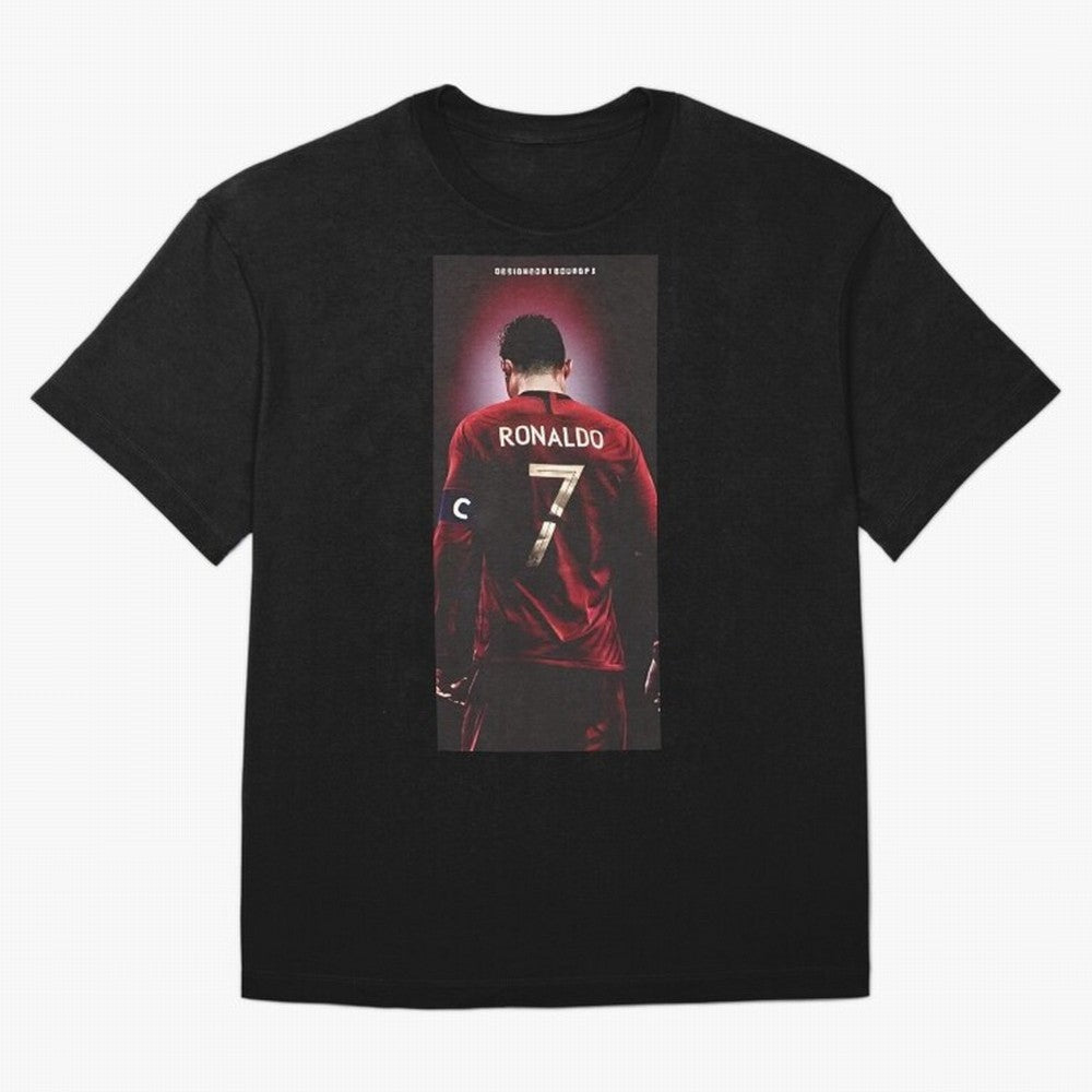 Cristiano Ronaldo Oversized T-Shirt Celebrate the Magic of FIFA World Cup 2026 USA Canada Mexico Inspired by Haaland and Mbappe, Spain Energy, Fan Favorite Moments, National Team Passion, Big Match Drama and Soccer History; Great for Supporters Who