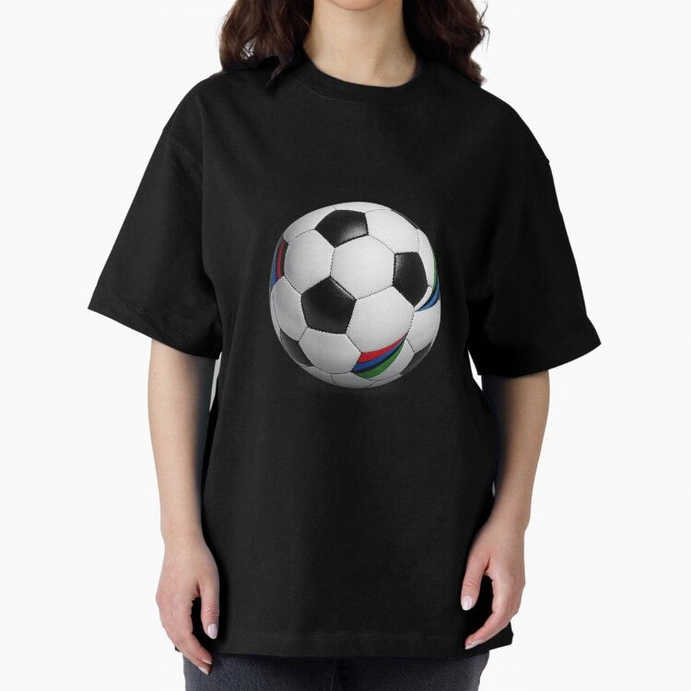Kick Power Football Design | Classic Soccer Ball Sports Artwork Oversized T-Shirt Live the Energy of FIFA World Cup 2026 Group Stage Featuring Messi, England Energy, Supporter Pride, Iconic Celebrations, Legendary Names and Global Match Day Energy;