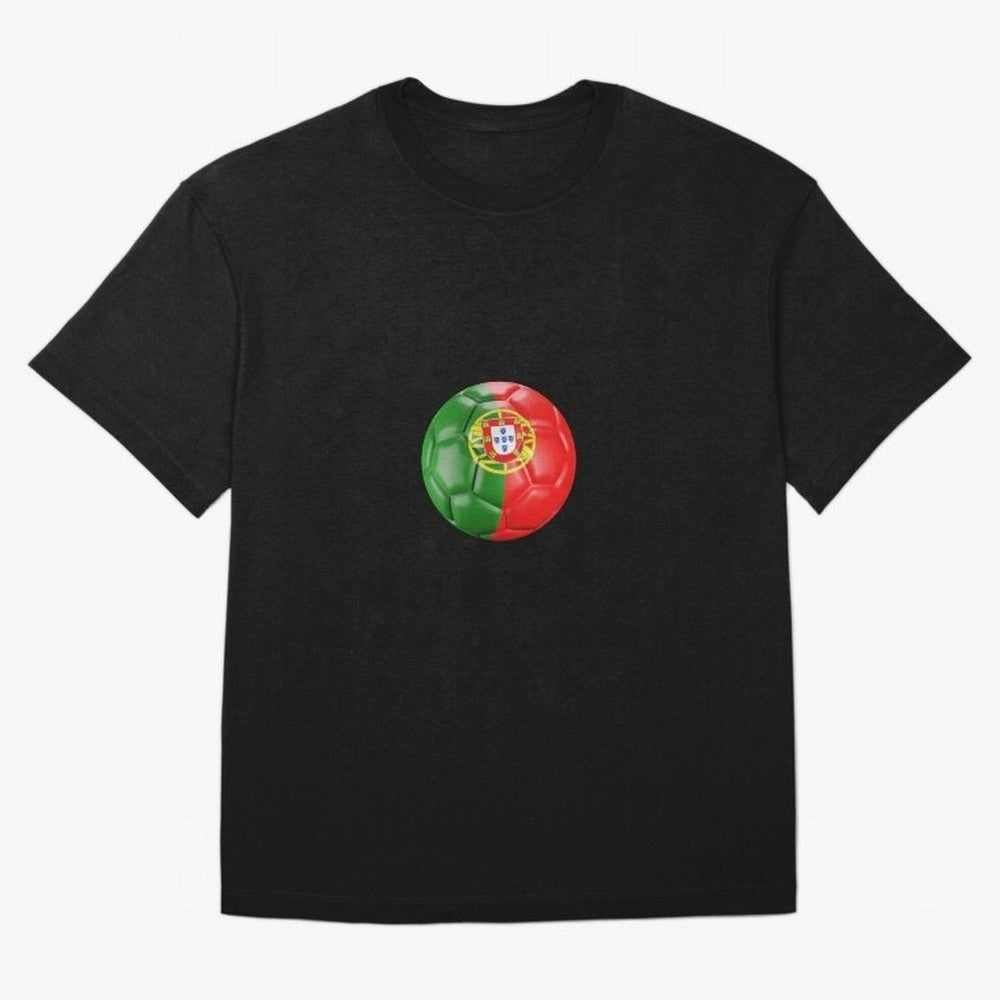 Portugal Oversized T-Shirt Wear the Spirit of FIFA World Cup 2026 for Fans of CR7 and Messi and France, Bringing Vintage Soccer Flavor, Modern Football Stars, National Flags and Final Night Emotion; Perfect for Fans, Collectors, Family Gatherings,