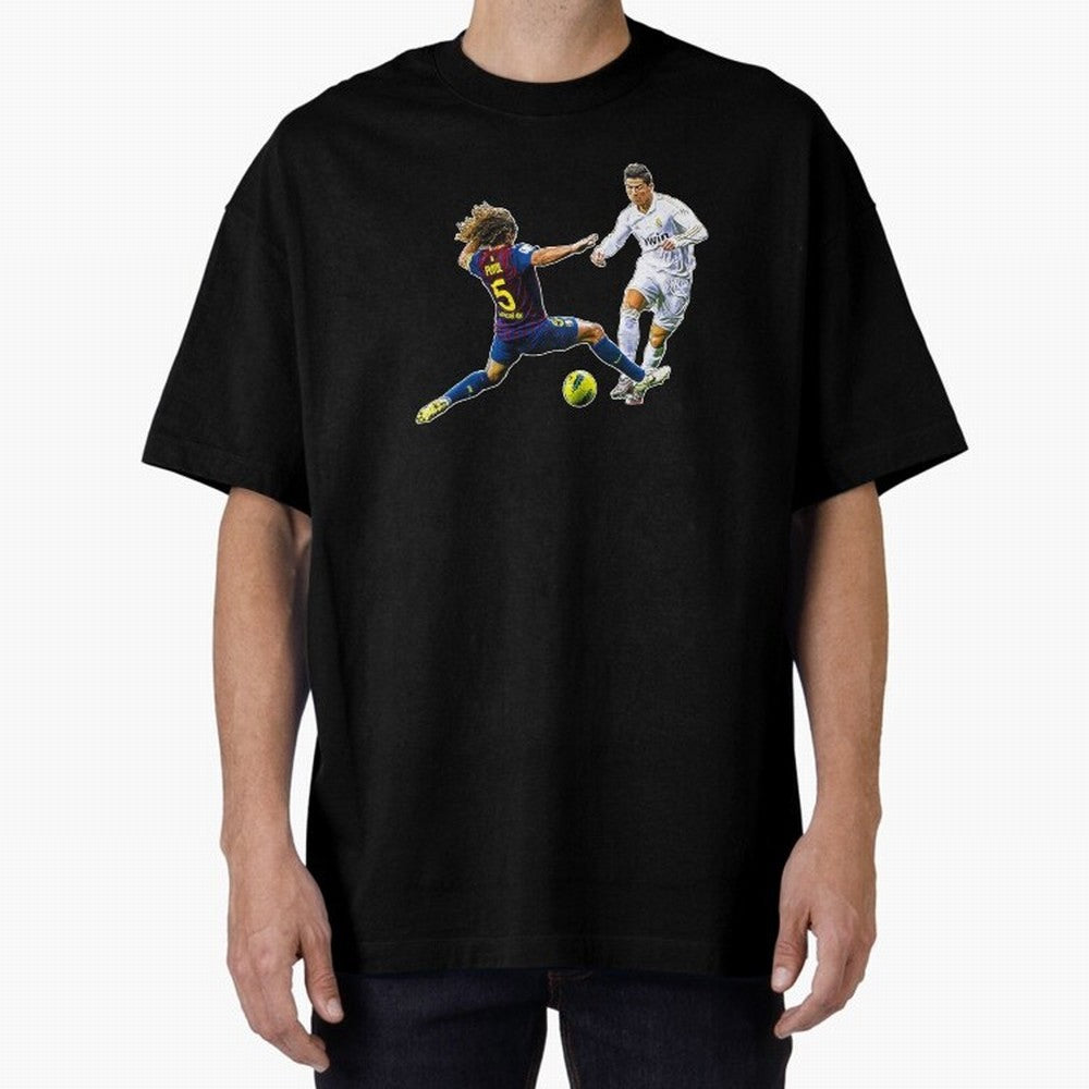 Ronaldo Oversized T-Shirt Back the Journey through the FIFA World Cup 2026 USA Canada Mexico Journey through Mbappe and Neymar Highlights, Argentina Pride, Supporter Pride, Iconic Celebrations, Legendary Names and Global Match Day Energy; Perfect