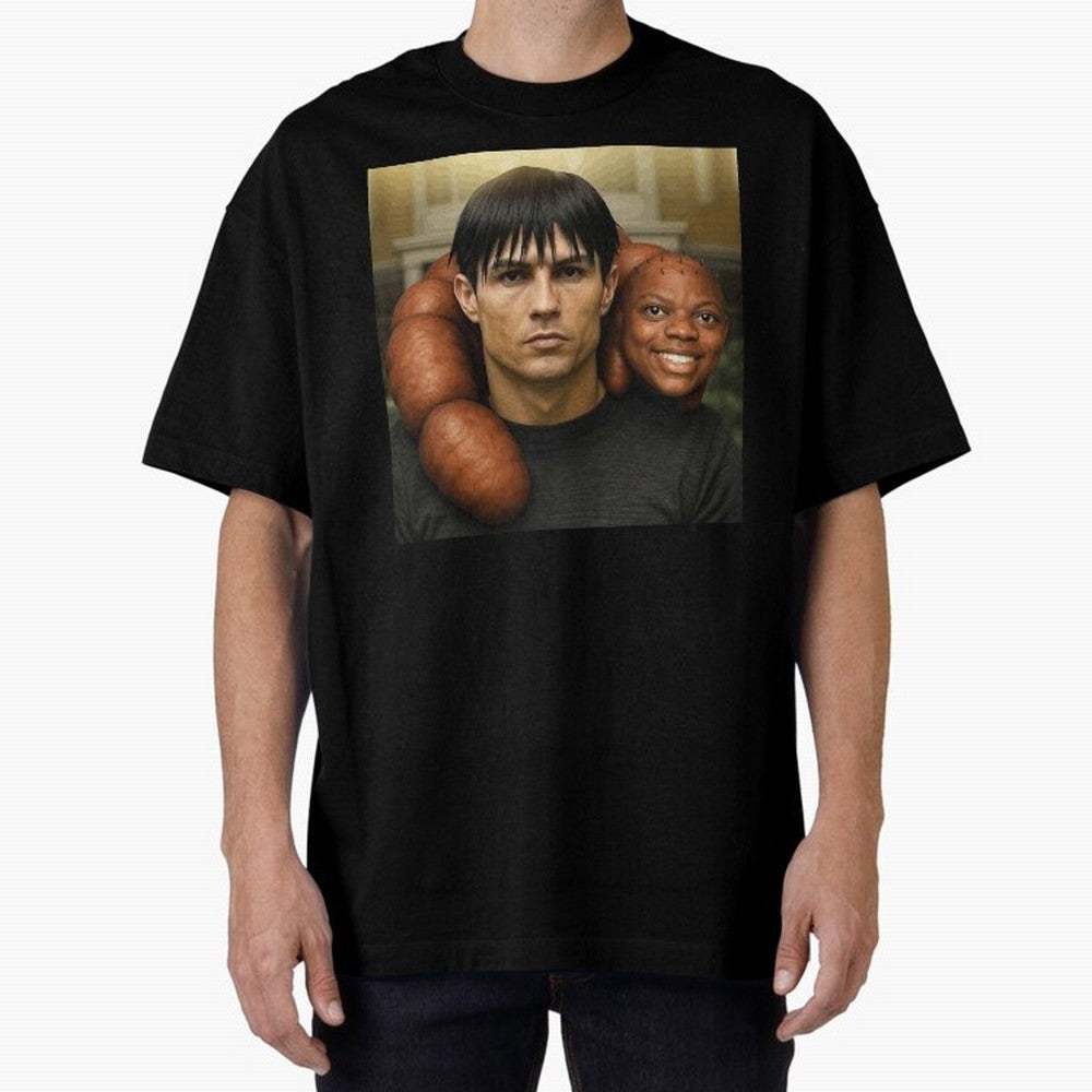 Ronaldo and Speed Oversized T-Shirt Show Match Day Excitement for the FIFA World Cup 2026 USA Canada Mexico Journey through Neymar Highlights, Portugal Pride, Sports Nostalgia, International Competition, Famous Players and Unforgettable Victories;