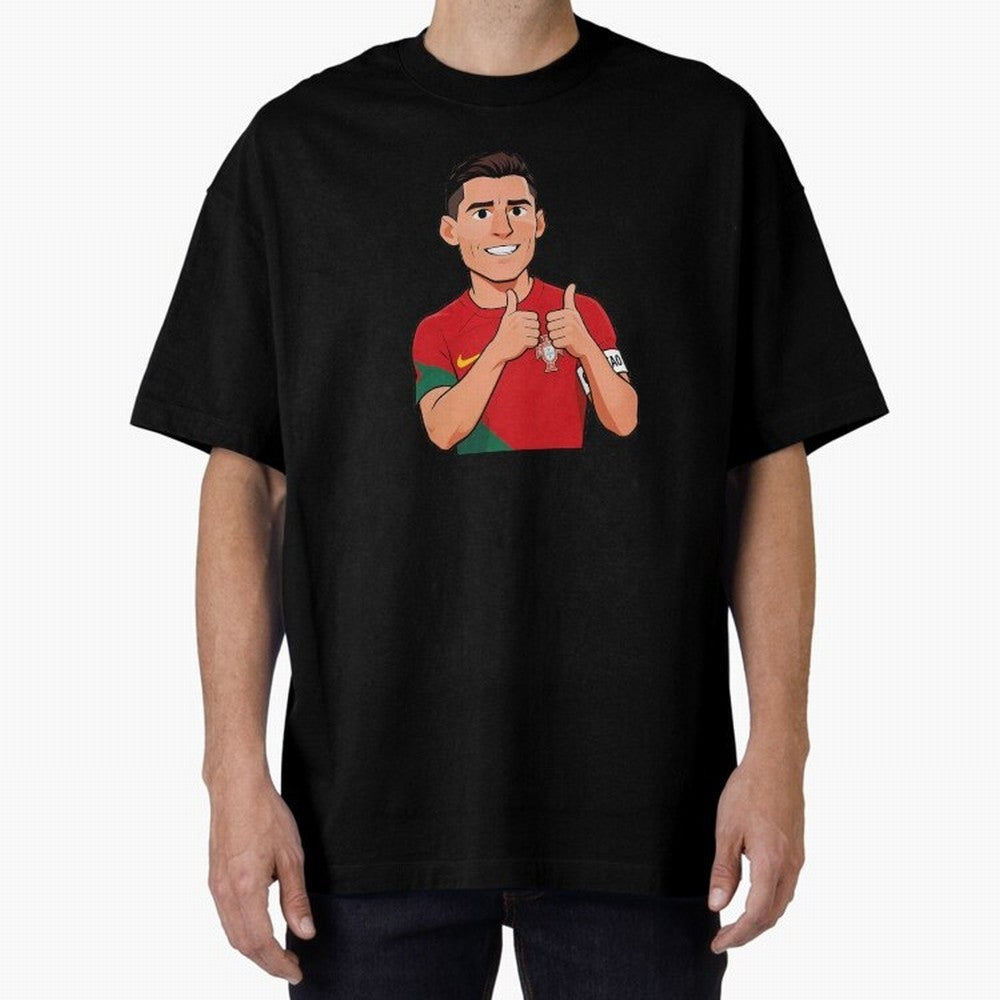 World CUP Cristiano Oversized T-Shirt Relive the Noise and Pride of the FIFA World Cup 2026 USA Canada Mexico Journey through Cristiano Ronaldo Highlights, Netherlands Pride, Sports Nostalgia, International Competition, Famous Players and