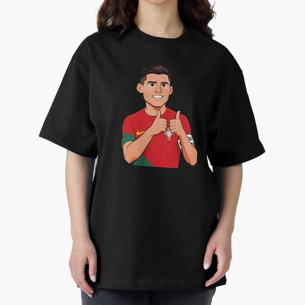 World CUP Cristiano Oversized T-Shirt Relive the Noise and Pride of the FIFA World Cup 2026 USA Canada Mexico Journey through Cristiano Ronaldo Highlights, Netherlands Pride, Sports Nostalgia, International Competition, Famous Players and