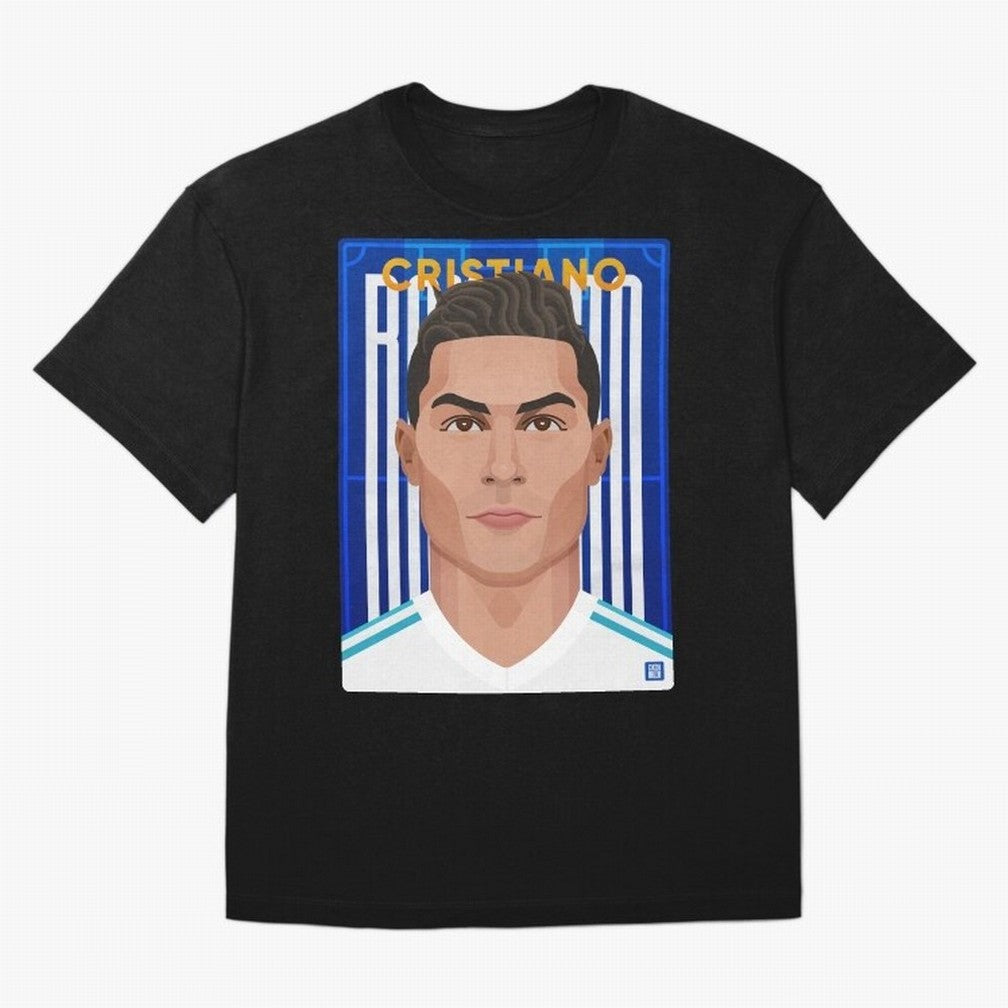 Cristiano Ronaldo (RM) | The Commander Oversized T-Shirt Celebrate Golden Goal Energy in FIFA World Cup 2026 Group Stage Spirit, Made for England, France and Netherlands, Mbappe and Neymar, Stadium Memories, Football Loyalty, International Chants
