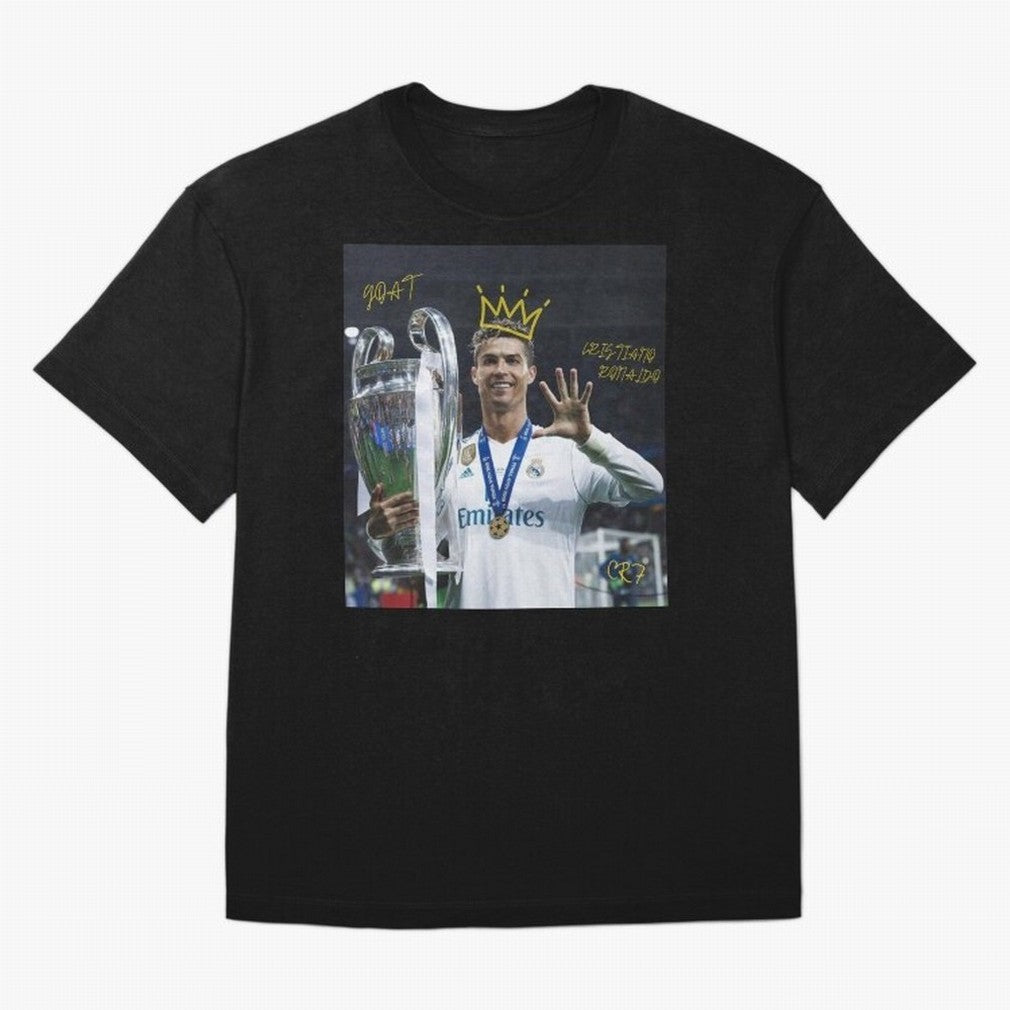 Cristiano Ronaldo- GOAT Oversized T-Shirt Feel the Heartbeat of the FIFA World Cup 2026 Group Stage Journey through Cristiano Ronaldo Highlights, Netherlands Pride, Supporter Pride, Iconic Celebrations, Legendary Names and Global Match Day Energy;