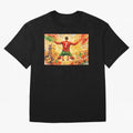 Soccer Player in Mid-Air Celebration Legend CR7 Oversized T-Shirt Join Global Football Passion for FIFA World Cup 2026, Inspired by Messi, Germany, Football Passion, Legendary Performances, Festival Vibes and Supporter Community; Perfect for People