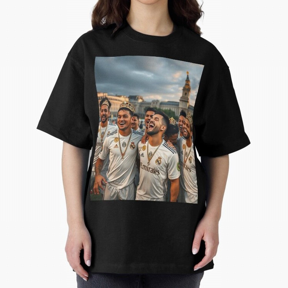 Derb¨ª Real Madrid Oversized T-Shirt Upgrade FIFA World Cup 2026 Group Stage for Fans of Neymar, Haaland and Cristiano Ronaldo and Argentina and Brazil, Bringing Football Passion, Legendary Performances, Festival Vibes and Supporter Community;