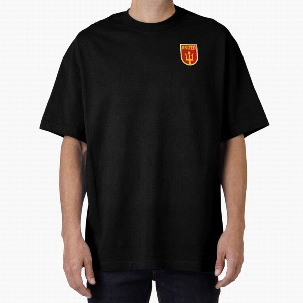Manchester United Classic Shield Oversized T-Shirt Elevate Match Day Hype around FIFA World Cup 2026 Group Stage, Cristiano Ronaldo, Haaland and CR7, Portugal, Spain and Germany, Football History, Final Match Energy, Crowd Noise and Once in a