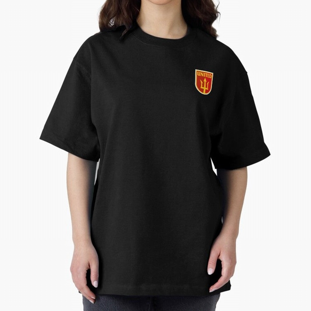Manchester United Classic Shield Oversized T-Shirt Elevate Match Day Hype around FIFA World Cup 2026 Group Stage, Cristiano Ronaldo, Haaland and CR7, Portugal, Spain and Germany, Football History, Final Match Energy, Crowd Noise and Once in a
