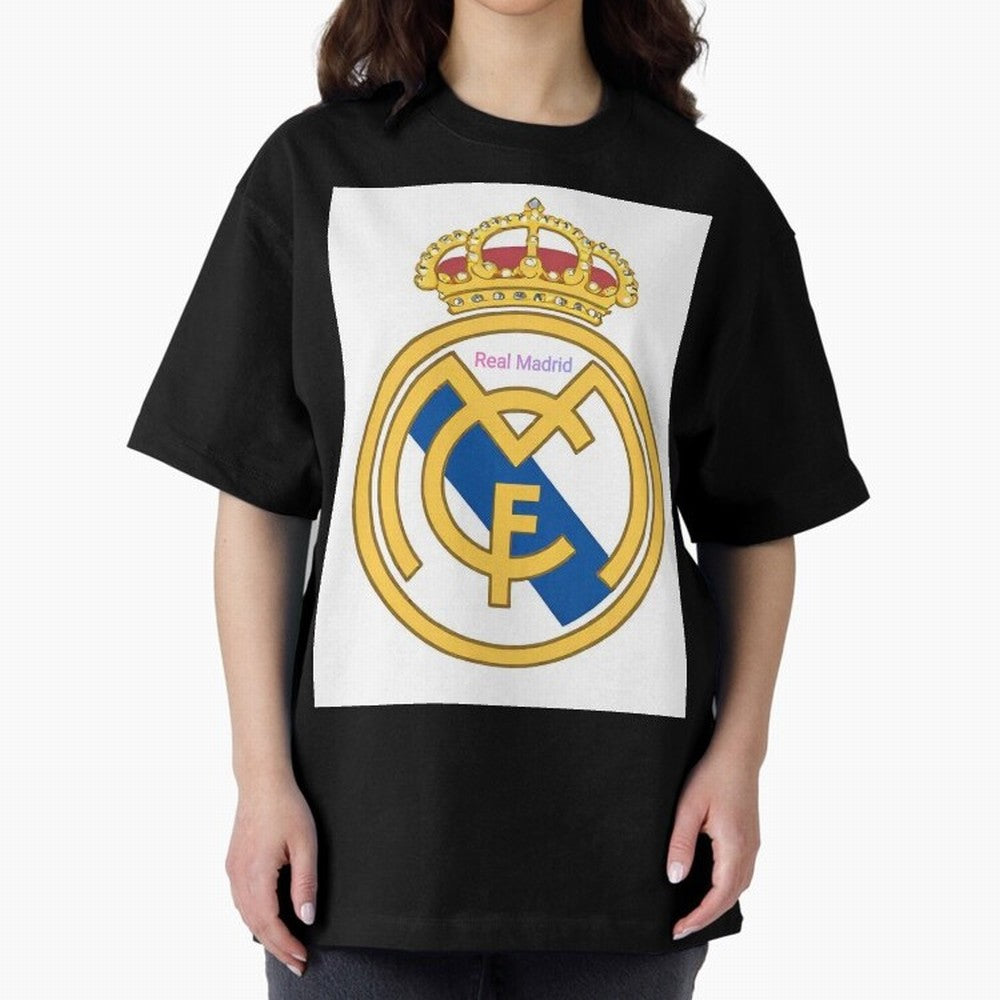 Real Madrid Gold Oversized T-Shirt Bring International Match Energy to Match Day Hype around FIFA World Cup 2026, Messi, CR7 and Mbappe, Portugal, Spain and Germany, Classic Soccer Heritage, Championship Pressure, Fan Loyalty and International