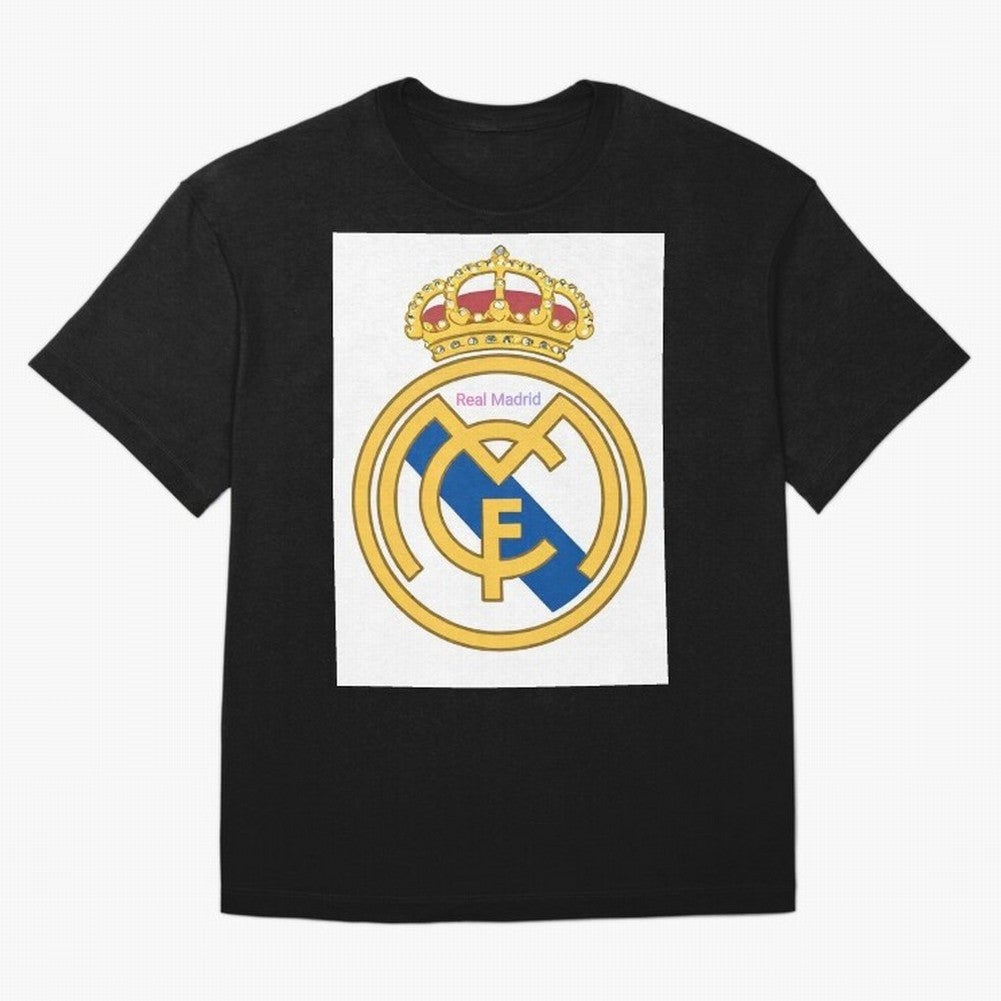 Real Madrid Gold Oversized T-Shirt Bring International Match Energy to Match Day Hype around FIFA World Cup 2026, Messi, CR7 and Mbappe, Portugal, Spain and Germany, Classic Soccer Heritage, Championship Pressure, Fan Loyalty and International