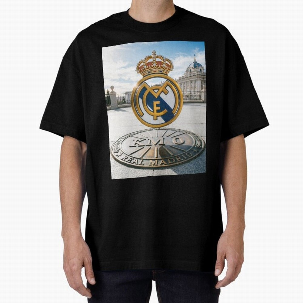 Madrid Futbol km0 Oversized T-Shirt Carry FIFA World Cup 2026 Group Stage Highlighting Cristiano Ronaldo, Haaland and CR7, England, France and Netherlands Energy, Retro Football Energy, Iconic Rivalries, Trophy Chase Drama and Stadium Atmosphere;