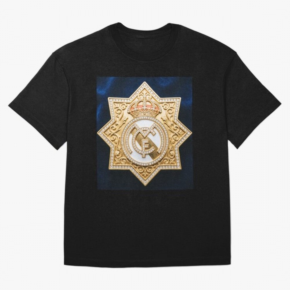 Escudo del Realma Oversized T-Shirt Follow Every Goal of Match Day Hype around FIFA World Cup 2026 USA Canada Mexico, Mbappe, Portugal, Worldwide Fan Energy, Dramatic Goals, Stadium Lights and Championship Celebrations; Perfect for Fans,