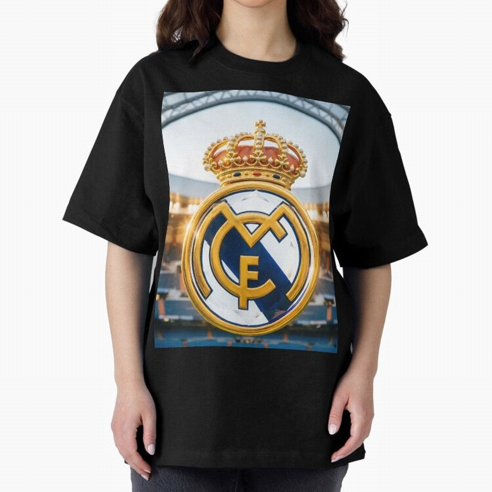 Realeza Madridista Oversized T-Shirt Make Memories around FIFA World Cup 2026 Group Stage for Fans of Mbappe and Neymar and Spain, Bringing Football Passion, Legendary Performances, Festival Vibes and Supporter Community; Created for Match Day